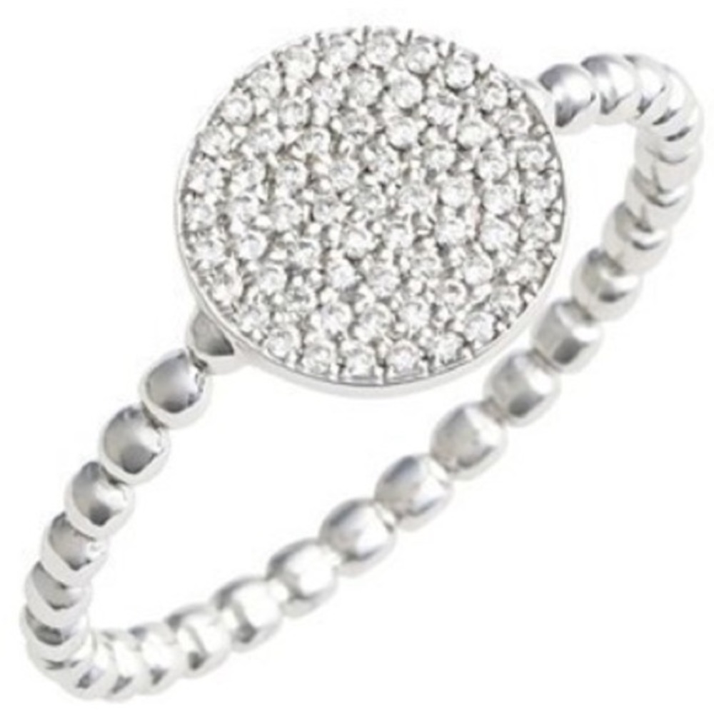 Bony Levy Aurora Diamond Pavé Circle Ring